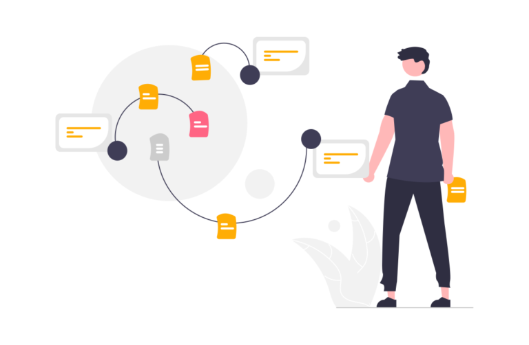 Illustration du processus de pensée